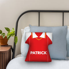 Rotherham - 1984 Home Shirt - Personalised Retro Shirt Cushion