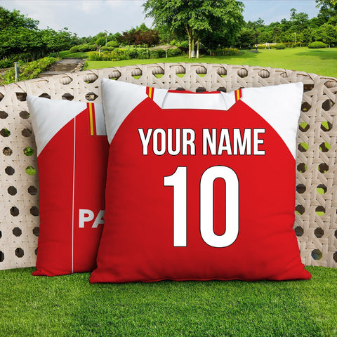 Rotherham - 1984 Home Shirt - 45cm or 61cm Retro Showerproof Outdoor Cushion