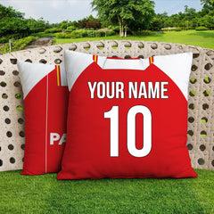 Rotherham - 1984 Home Shirt - 45cm or 61cm Retro Showerproof Outdoor Cushion