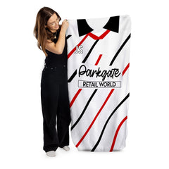 Rotherham - 1994 Away Shirt - Personalised Retro Lightweight, Microfibre Beach Towel - 150cm x 75cm