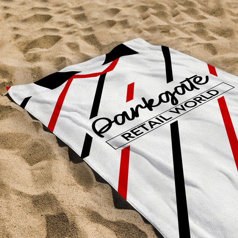 Rotherham - 1994 Away Shirt - Personalised Retro Lightweight, Microfibre Beach Towel - 150cm x 75cm