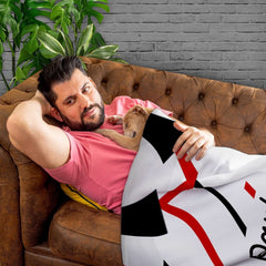 Rotherham  - 1994 Away Shirt - Personalised Retro Fleece Blanket