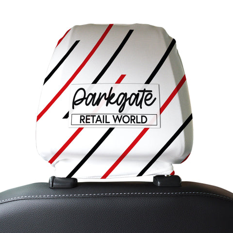 Personalised Rotherham headrest covers