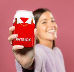 Rotherham 1984 Home Shirt - Personalised Drink Can Cooler