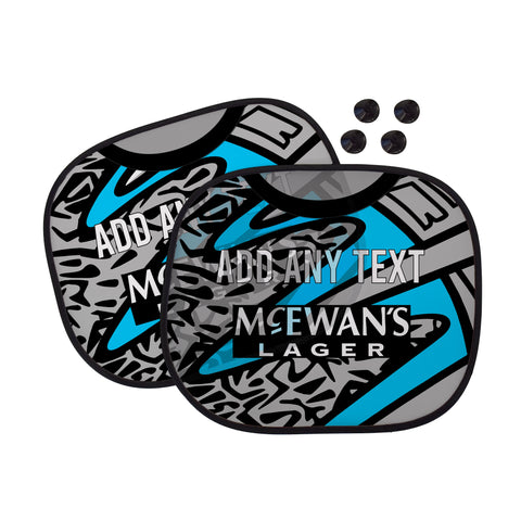 Rangers 1995 Goal keeper Shirt - Personalised Retro Football Car Sun Shade - Set of 2