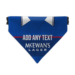 Rangers 1998 Home Shirt - Personalised Pet Bandana - 4 Sizes