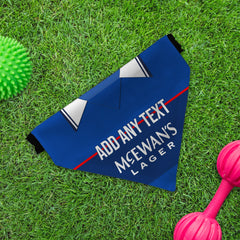 Rangers 1998 Home Shirt - Personalised Pet Bandana - 4 Sizes