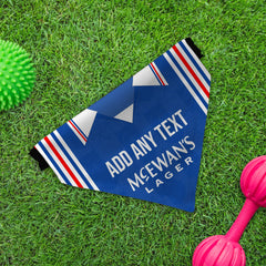 Rangers 1996 Home Shirt - Personalised Pet Bandana - 4 Sizes