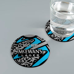 Rangers 1995 Goalkeeper Shirt - Personalised Drink Coaster - Square Or Circle