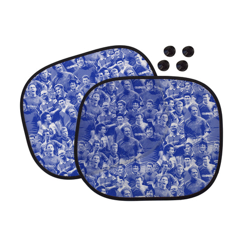 Rangers Montage - Car Sun Shade - Set of 2