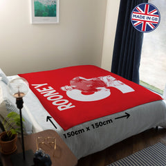 England - Rooney 9 - Fleece 150cm X 150cm