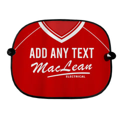 Ross County 2000 Away Shirt - Personalised Retro Football Car Sun Shade - Set of 2