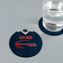 Ross County 2015 Home Shirt - Personalised Drink Coaster - Square Or Circle