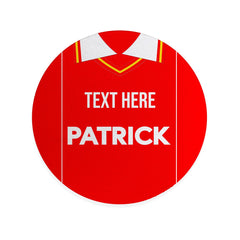Rotherham 1984 Home Shirt - Personalised Drink Coaster - Square Or Circle