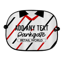 Rotherham 1994 Away Shirt - Personalised Retro Football Car Sun Shade - Set of 2