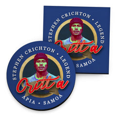 Samoa Rugby League  Crichton - Coaster - Circle or Square