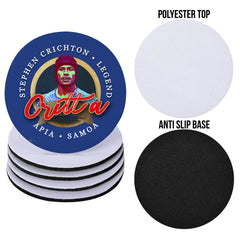 Samoa Rugby League  Crichton - Coaster - Circle or Square