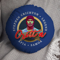 SAMOA Rugby League Crichton  - Legend Collection - Circle Cushion 14inch