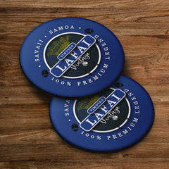 Samoa Rugby League  Lafai - Coaster - Circle or Square