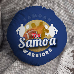 SAMOA Rugby League Warriors  - Legend Collection - Circle Cushion 14inch