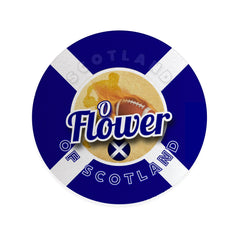Scotland Rugby Union Flower - Coaster - Circle or Square