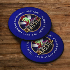 Scotland Rugby Union Ford - Coaster - Circle or Square