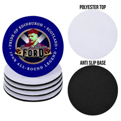 Scotland Rugby Union Ford - Coaster - Circle or Square