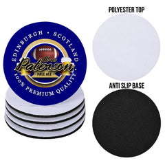 Scotland Rugby Union Paterson - Coaster - Circle or Square