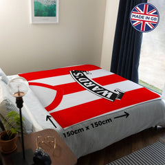 Sheffield - 1996 Home Shirt - Personalised Retro Fleece Blanket