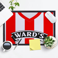 Sheffield 1996 Home Shirt - Personalised Retro Door Mat - 60cm x 40cm