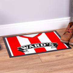 Sheffield 1996 Home Shirt - Personalised Retro Door Mat - 60cm x 40cm