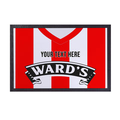 Sheffield 1996 Home Shirt - Personalised Retro Door Mat - 60cm x 40cm
