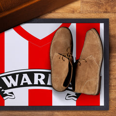 Sheffield 1996 Home Shirt - Personalised Retro Door Mat - 60cm x 40cm