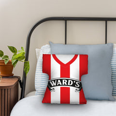 Sheffield - 1996 Home Shirt - Personalised Retro Shirt Cushion