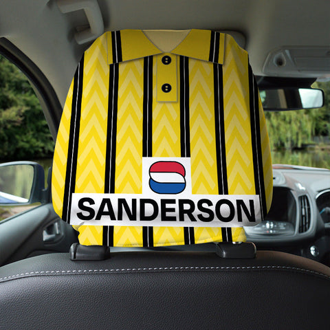 Wednesday 1992 Away Shirt - Retro Football Shirt - Pack of 2 - Car Seat Headrest Covers