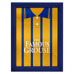 St Johnstone Retro 1994 Away Shirt - A4 Personalised Metal Sign Plaque - Frame Options Available