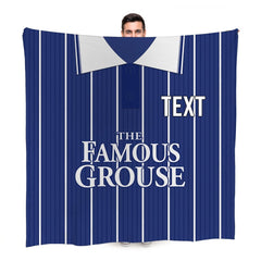 St Johnstone 1997 Home - Personalised Retro Fleece Blanket 150cm X 150cm