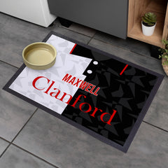 St Mirren 1994 Home Shirt - Personalised Retro Door Mat - 60cm x 40cm