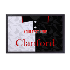 St Mirren 1994 Home Shirt - Personalised Retro Door Mat - 60cm x 40cm