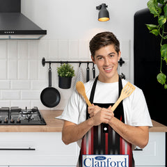 St Mirren 1994 Away Shirt Apron - Personalised Retro Football Novelty Water-Resistant, Lazer Cut (no fraying) Light Weight Adults Apron