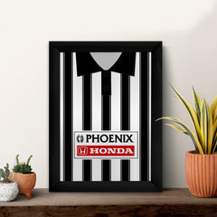 St Mirren 1995 Home Shirt - A4 Personalised Metal Sign Plaque