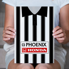 St Mirren 1995 Home Shirt - A4 Personalised Metal Sign Plaque