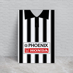 St Mirren 1995 Home Shirt - A4 Personalised Metal Sign Plaque