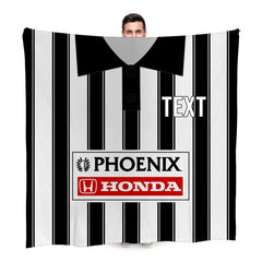 St Mirren 1995 Home - Personalised Retro Fleece Blanket 150cm X 150cm