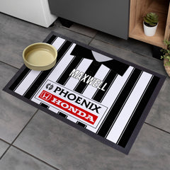 St Mirren 1995 Home Shirt - Personalised Retro Door Mat - 60cm x 40cm