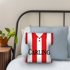 Stoke - 1994 Home Shirt - Personalised Retro Shirt Cushion
