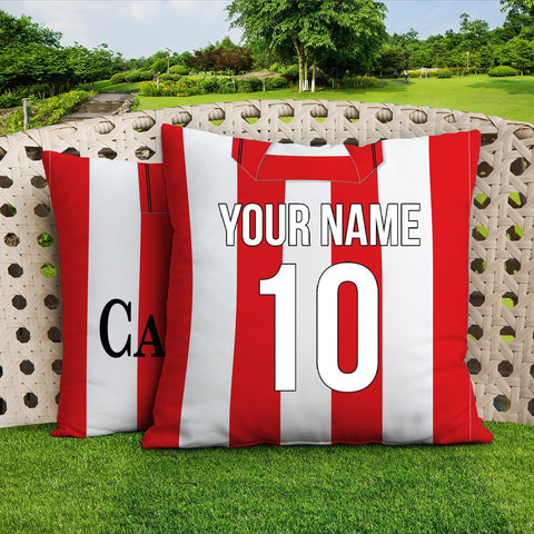 Stoke - 1994 Home Shirt - 45cm or 61cm Retro Showerproof Outdoor Cushion