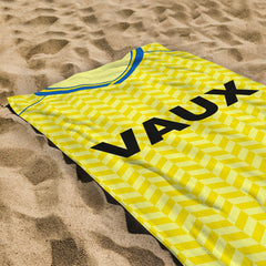 Sunderland - 1990 Away Shirt - Personalised Retro Lightweight, Microfibre Beach Towel - 150cm x 75cm