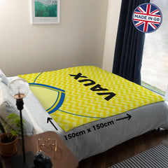 Sunderland - 1990 Away Shirt - Personalised Retro Fleece Blanket