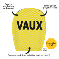 Sunderland 1990 Away - Retro Football Shirt - Pack of 2 - Car Seat Headrest Covers